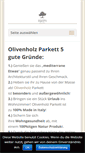 Mobile Screenshot of olivenholz-parkett.de